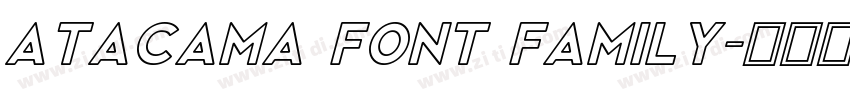 Atacama Font Family字体转换